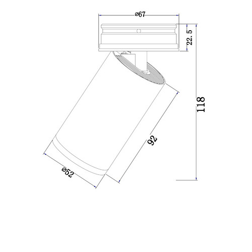 Потолочный светильник Technical C058CL-01W