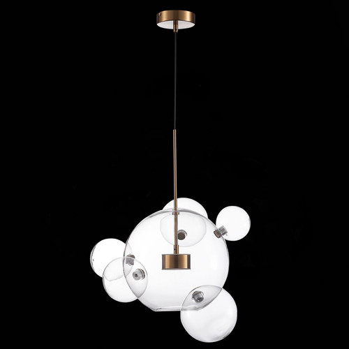 SL1133.213.01 Светильник подвесной ST-Luce Латунь/Прозрачный LED 1*14W 3000K BOPONE