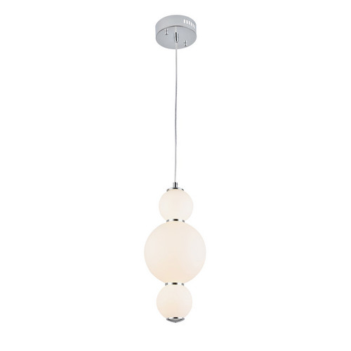SL1583.113.01 Светильник подвесной ST-Luce Хром/Белый LED 1*12W 3000K NEPAZZO