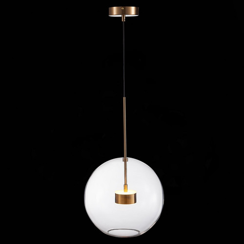 SL1133.223.01 Светильник подвесной ST-Luce Латунь/Прозрачный LED 1*14W 3000K BOPONE