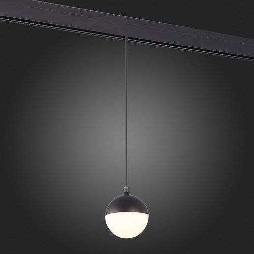 ST358.433.07 Магнитный трековый светильник подвесной Черный LED 1*7W 3000K 520Lm Ra>80 120° IP20 D90 SKYLINE 48