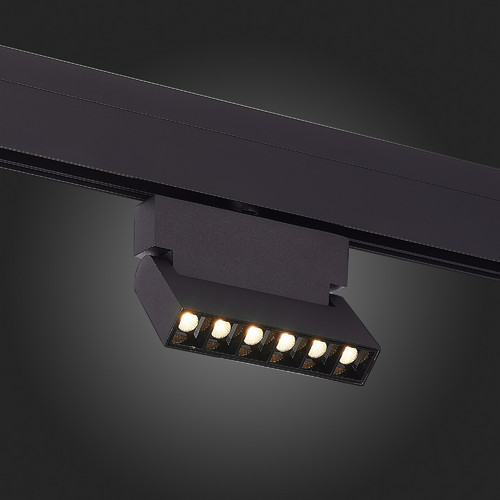 ST362.436.06 Магнитный трековый светильник Черный LED 1*6W 3000K 532Lm Ra>80 36° IP20 L120xW22xH134 SKYLINE 48