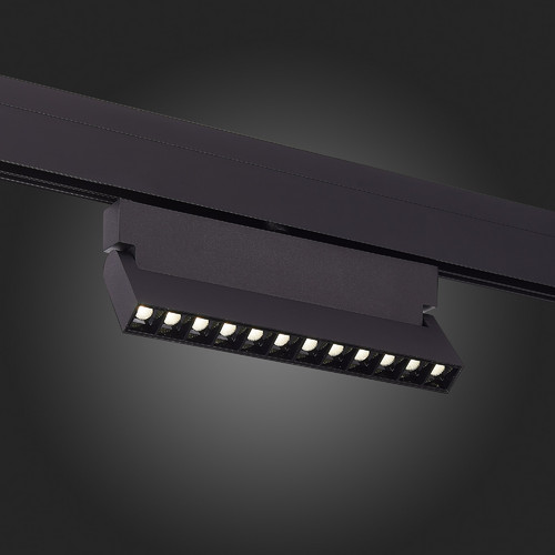 ST362.436.12 Магнитный трековый светильник Черный LED 1*12W 3000K 1 009Lm Ra>80 36° IP20 L219xW22xH1 SKYLINE 48