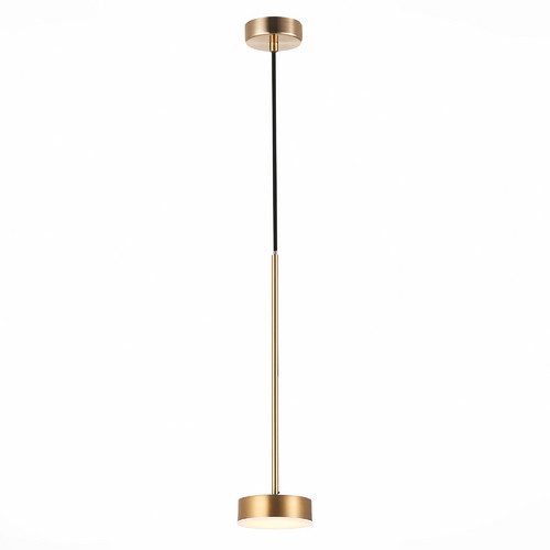 SL6000.303.01 Светильник подвесной ST-Luce Латунь/Латунь LED 1*7W 3000K PANCES