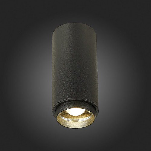 ST600.442.10 Светильник потолочный Zoom Черный LED 1*10W 4000K 1 000Lm Ra>80 15-60° IP20 D59xH130 17 Накладные светильники