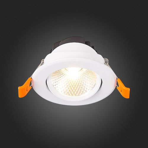 ST211.548.08.36 Св-к встр. Белый LED 1*8W 4000K 640Lm Ra80 36° IP20 D86xH50 220-240V Встраиваемые светильники