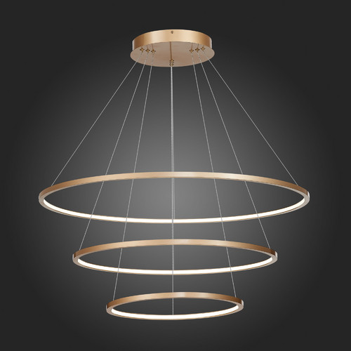 ST603.243.114 Светильник подвесной ST-Luce Золотистый/Белый LED 1*114W 4000K Подвесные светильники