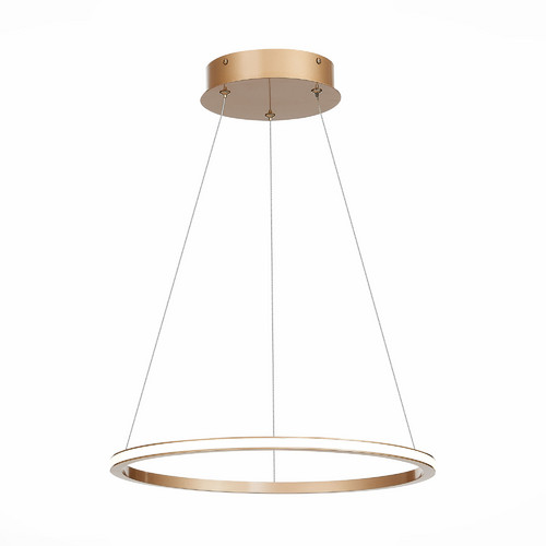ST604.243.22 Светильник подвесной ST-Luce Золотистый/Белый LED 1*22W 4000K Подвесные светильники