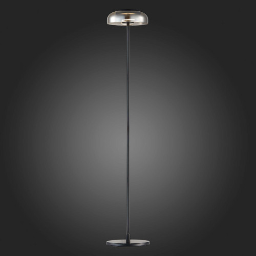 SL6002.405.01 Торшер ST-Luce Черный/Дымчатый LED 1*7W 4000K LAZIO