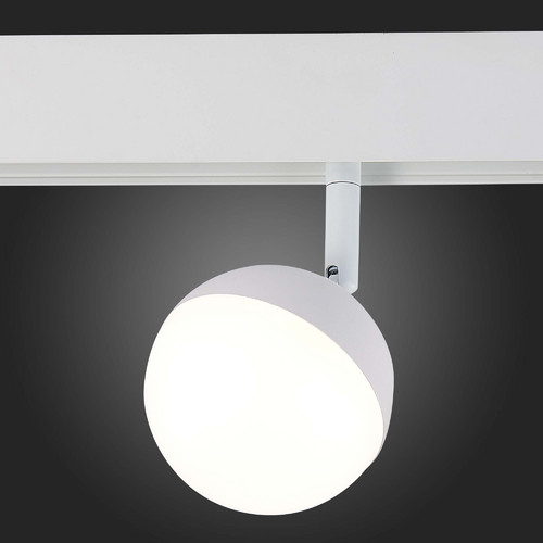 ST358.546.07 Магнитный трековый светильник белый LED 1*7W 4000K 520Lm Ra>80 120° IP20 L120xW90xH192 SKYLINE 48