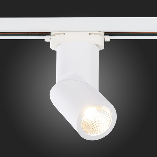 ST650.546.10 Св-к трек. Белый LED 1*10W 4000K 800Lm Ra>90 38° IP20 D60xH190 165-265V BASE