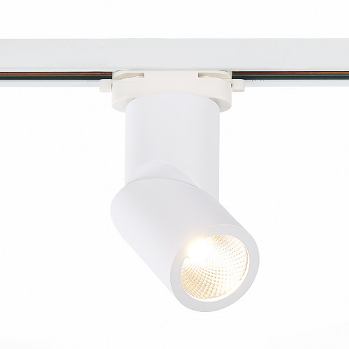 ST650.536.10 Св-к трек. Белый LED 1*10W 3000K 800Lm Ra>90 38° IP20 D60xH190 165-265V BASE