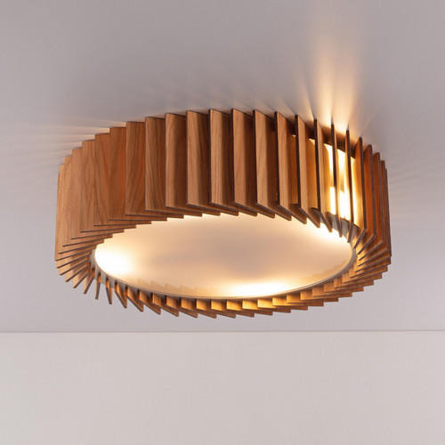 Rotor Chandelier S - дуб - вплотную к потолку
