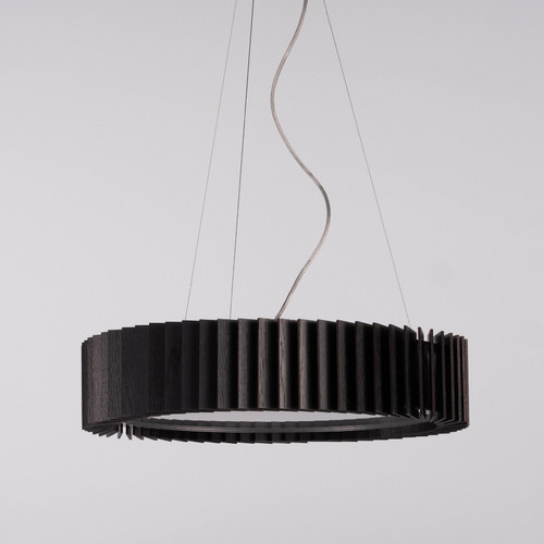 Rotor Chandelier M - дуб черный - на струнном подвесе