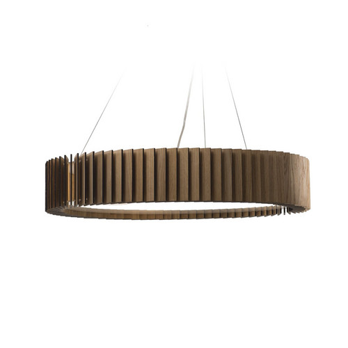Rotor Chandelier L - дуб - на струнном подвесе