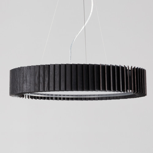 Rotor Chandelier L - дуб черный - на струнном подвесе
