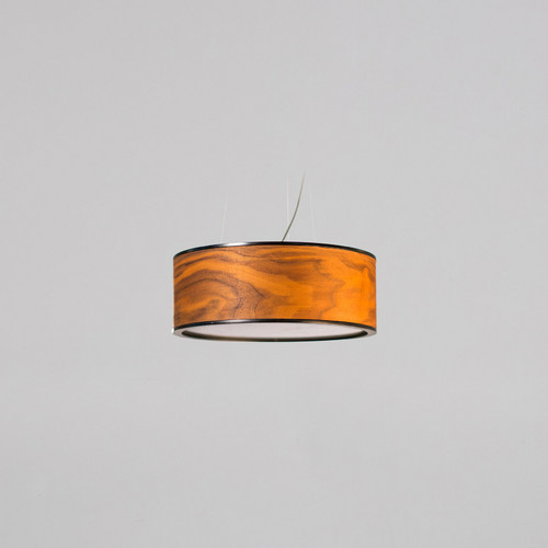 Jupiter Chandelier S - американский орех - черный - вплотную к потолку