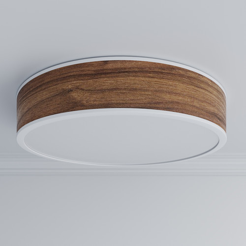 Jupiter Chandelier L - американский орех - белый - на струнном подвесе