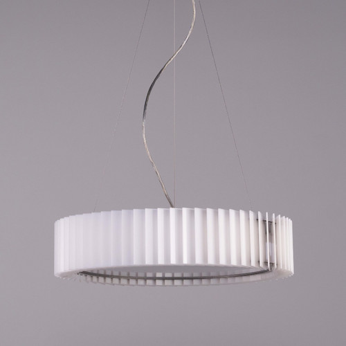 Rotor Chandelier white acrylic - M - на струнном подвесе