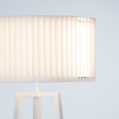 Rotor Floor Lamp white acrylic