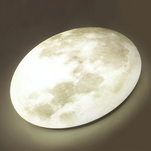 3084/DLN PALE SN 117 Светильник пластик/белый/серый LED 48Вт 3000/4000/6000К D380 IP43 CCT MOON
