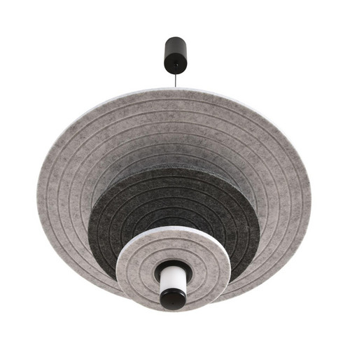 8295/14AL LEDIO черный/светло-серый/темно-серый, металл/фетр/акрил Подвес LED 14W 3000K 220V FELTA