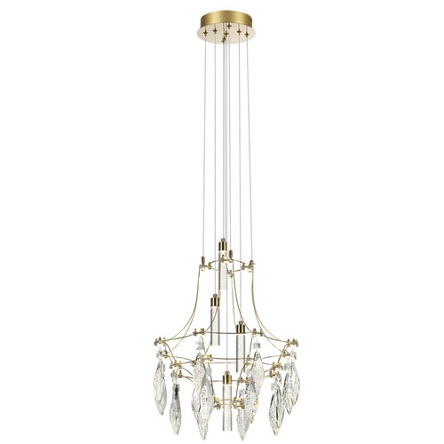 7000/35L CLASSIC ODL_EX25 83 Подвесной светильник металл/хрусталь/нерж сталь IP20 LED 35W 4000K 220-240V FLAMENCO