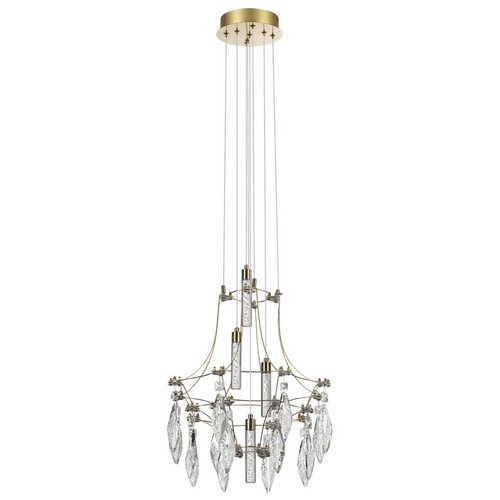 7000/35L CLASSIC ODL_EX25 83 Подвесной светильник металл/хрусталь/нерж сталь IP20 LED 35W 4000K 220-240V FLAMENCO