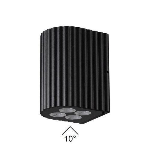 7127/8WL NATURE ODL25 Фасадный светильник черный/металл IP54 LED 8W 10°  220-240V GLENN