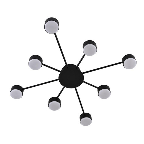 8344/8C COMFI черный, металл Люстра GX53 LED 8*7W 220V TORINA