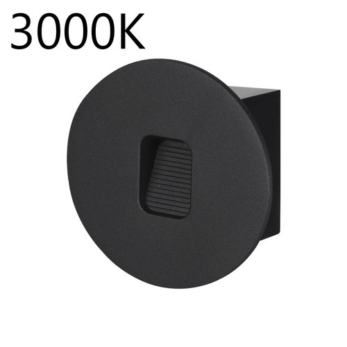 6651/1WL3 NATURE ODL25 727 черный/металл Подсветка для лестниц IP65 LED 1W 3000K 60° AC85-265V VITTY