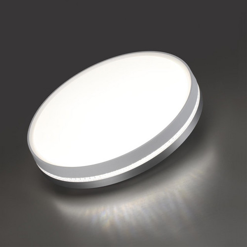 7670/ELN COLOR SN 152 Светильник пластик/белый/серый LED 76Вт 3000/4000/6000К D500 IP43 CCT NOHAVA GREY