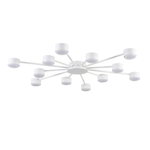8343/12C COMFI белый, металл Люстра GX53 LED 12*7W 220V TORINA
