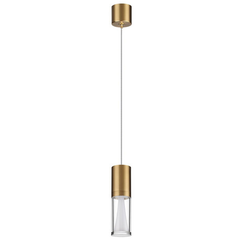 7144/4L HIGHTECH ODL26 Подвесной светильник  античная бронза/акрилл/металл IP20 LED 4W 280Лм 3000K 180° 220V DEFANCE
