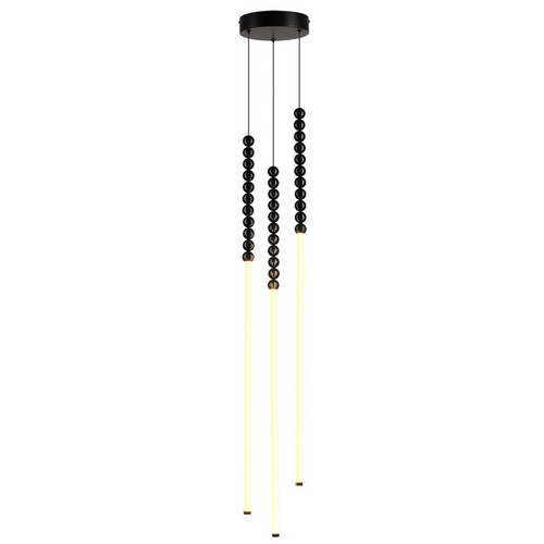 7149/33L HIGHTECH ODL26 Подвесной светильник  черный/акрилл/металл IP20 LED 32W 2200Лм 3500K 300° 220V MONELLA