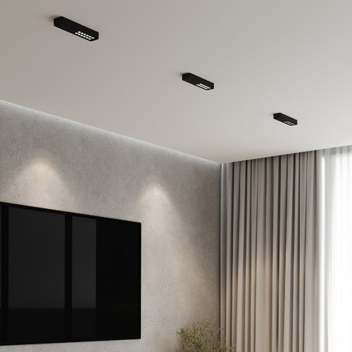 Светильник потолочный светодиодный Tend 9W 4000K черный 25114/LED