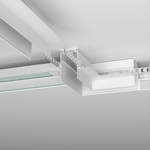 Slim Magnetic Коннектор угловой для встраиваемого шинопровода под ГКЛ 12,5мм (белый) 85212/00 85212/00
