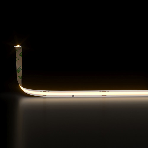 Лента светодиодная 480Led 14W IP20 3300K теплый белый, 5м COB 24V 480Led 14W IP20