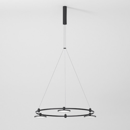 Esthetic Magnetic Шинопровод с тросовыми креплениями Round черный ⌀800 85138/00
