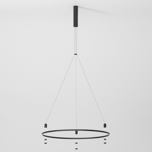 Esthetic Magnetic Шинопровод с тросовыми креплениями Round черный ⌀800 85138/00