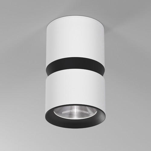 Светильник потолочный светодиодный 12W 4000К белый/чёрный 25049/LED