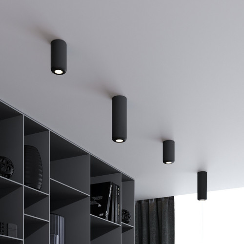 Светильник потолочный светодиодный 10W 4000K чёрный 25045/LED
