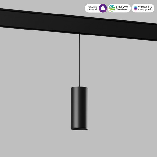 Умный трековый светильник 15W 2700-6500K Dim Amend чёрный Slim Magnetic 85073/01
