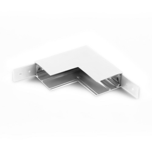 Коннектор угловой внутренний для накладного шинопровода белый Slim Magnetic 85091/11