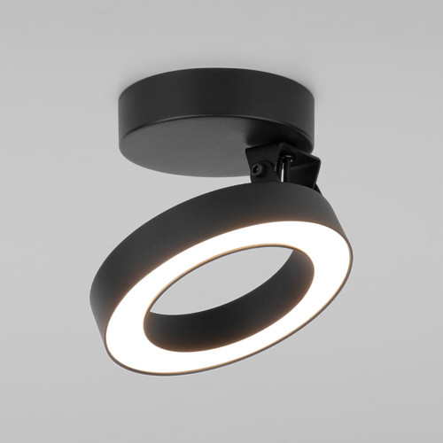 Накладной светодиодный светильник Spila черный 25105/LED