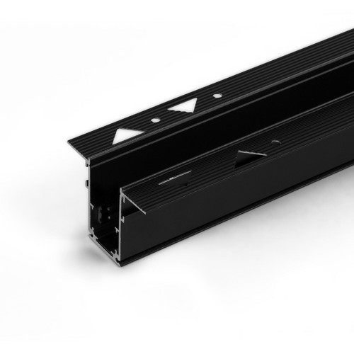 Шинопровод встраиваемый черный 1 м Slim Magnetic 85086/00