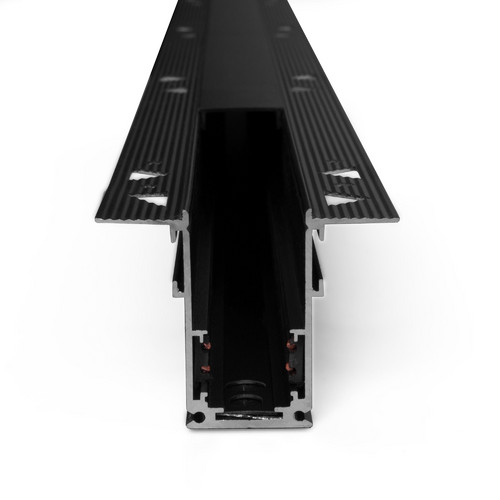 Шинопровод встраиваемый черный 1 м Slim Magnetic 85086/00