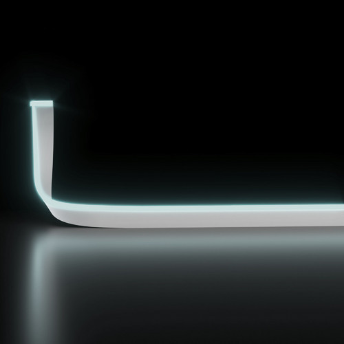 Светодиодный гибкий неон 24 В 10 Вт/м 120 Led/м 2835 IP65, холодный белый 6500K, 5м 24V 10W 120Led 2835 IP65