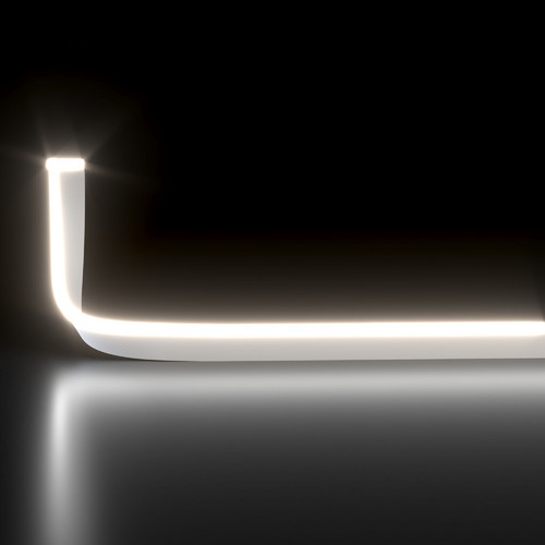 Светодиодный гибкий неон 24 В 10 Вт/м 120 Led/м 2835 IP65, дневной белый 4200K, 5м 24V 10W 120Led 2835 IP65