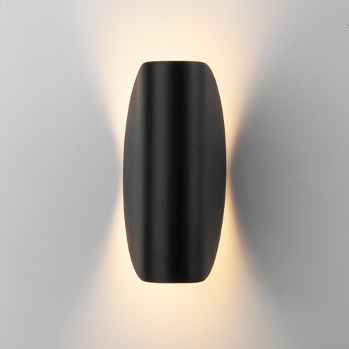 Настенный светодиодный светильник Taco чёрный IP54 1632 TECHNO LED